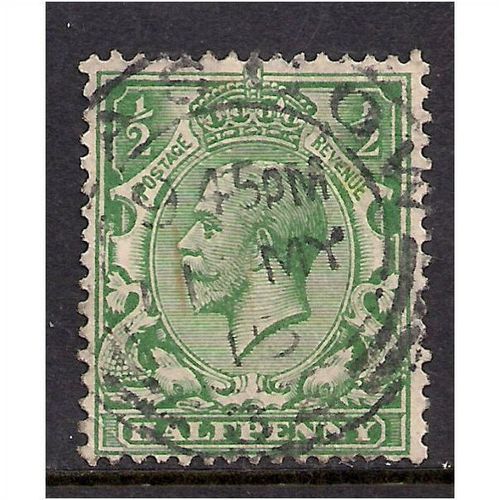 GB 1912 - 24 KGV 1/2d Green shades Wmk 100.(M474 )