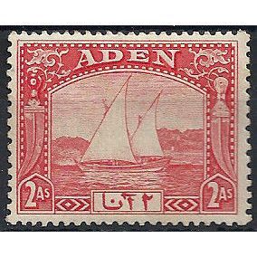 Aden 1937 SG4 2a Scarlet Mounted Mint .. ..