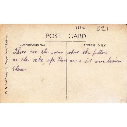 The Cookhouse Showing Ovens Knife Grinder And A Cook Peeling Potatos Postcard