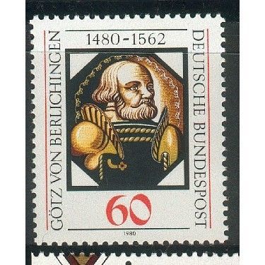Germany 1980 - SG1916 - 500th Birth Anniv of Gotz von Berlichingen (unused)