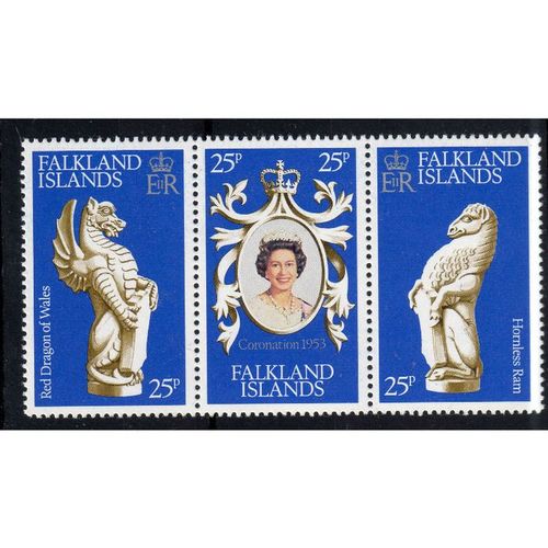 Falkland Islands Sg348-350 1978 25th Anniversary Set FRESH MNH (G43)