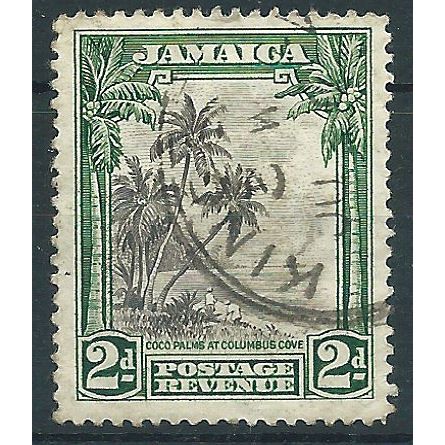 Jamaica 1932 SG111 2d Black & Green Fine Used .. ..