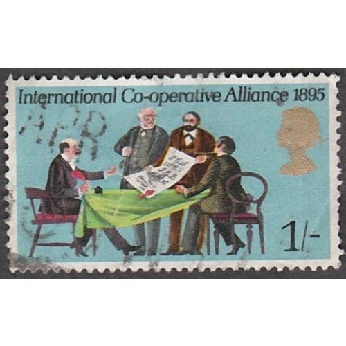 1970 Anniversaries. 1/-d Value. International Co-op Alliance. Fine Used