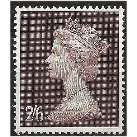 1969 SG787 2/6d Black Brown Machin Hgh Value Unmounted Mint..