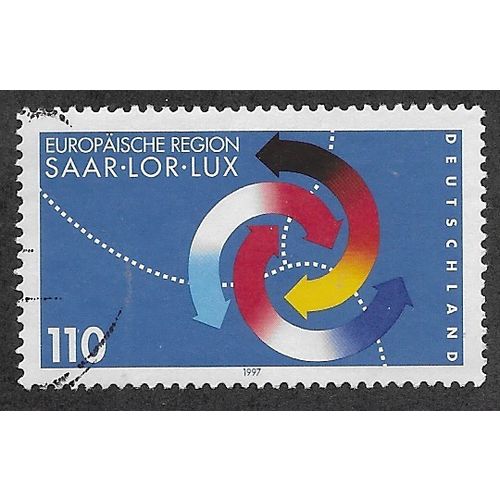 GER 1997 110pf 'SAAR - LOR -LUX' FINE USED (EBID60-520)
