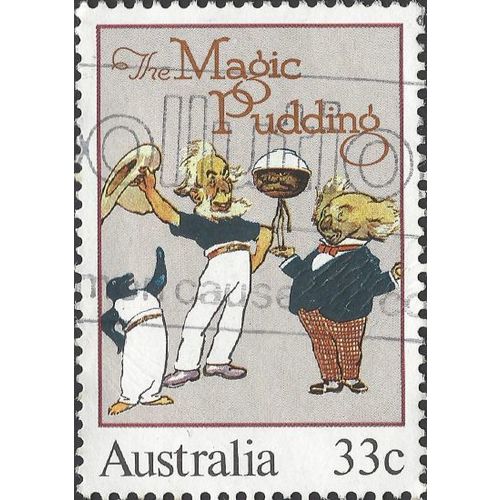 AUSTRALIA, Magic Pudding, grey 1985, 33c, #2