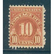 J84 10c Postage Due Average Plus MNH Q3278