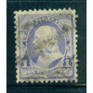 Used 219 1c Benjamin Franklin Fine M01895