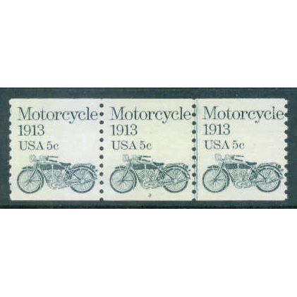 1899 5c Motorcycle Fine MNH Dry Gum PNC 2/3 W0523