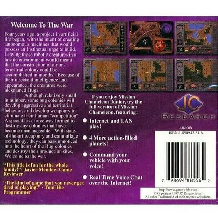 Mission Chameleon Junior (PC-CD, 1997) for Windows 95 - NEW CD in SLEEVE