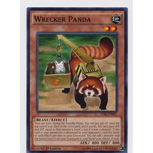 YuGiOh The Dark Illusion - TDIL-EN041 - Wrecker Panda - 1st Edition