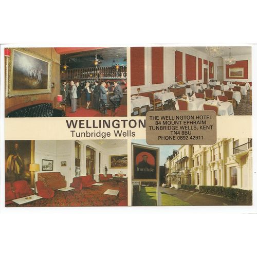 Wellington Hotel Tunbridge Wells Kent Postcard