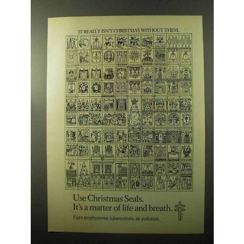 1970 Christmas Seals Ad - Isn't Christmas Without