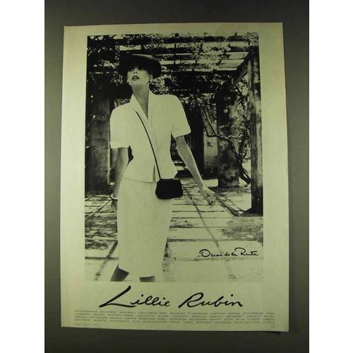 1979 Lillie Rubin Oscar de la Renta Fashion Ad