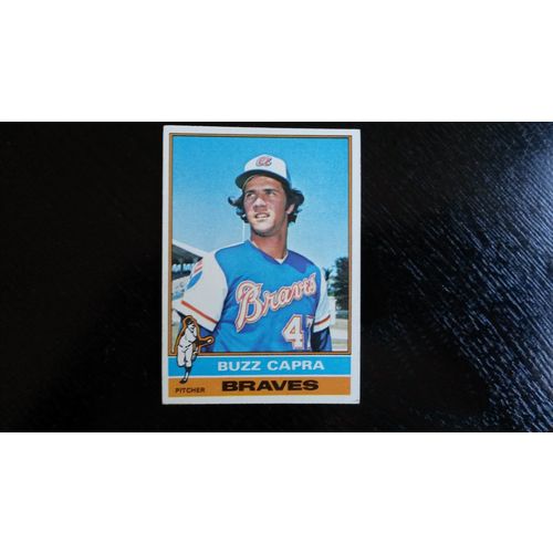 1976 Topps Card # 153 Buzz Capra Very Good (3) Atlanta Braves