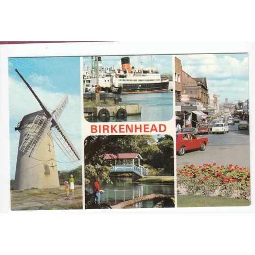 Multiview of Birkenhead Wirral Postcard Merseyside 1320