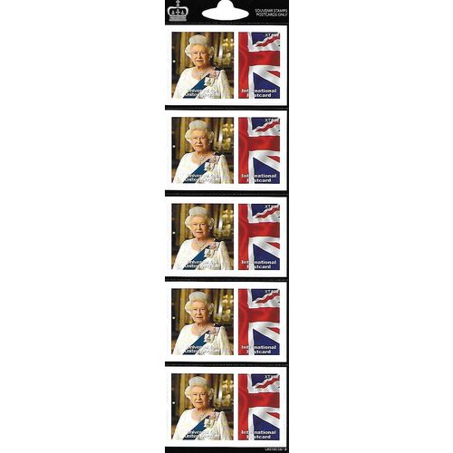 Tourist Stamps: UK0190 09/18: Queen Elizabeth II.