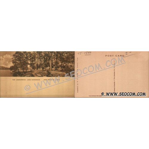 CT New Preston Postcard The Loomarwick Lake Waramaug ct_box4, getfrom3, ~1599