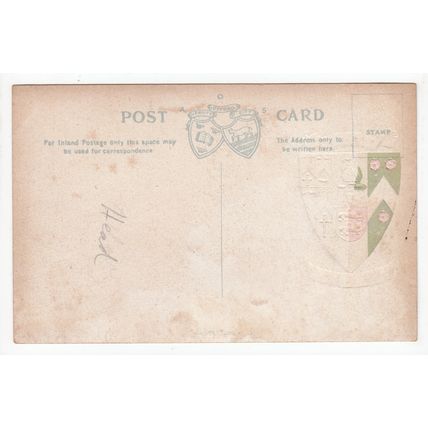 Brasenose College with Heraldic Crest Oxford Postcard