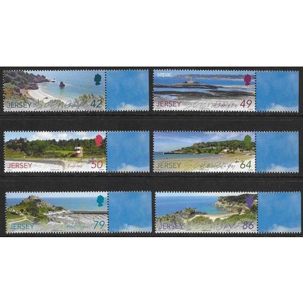 Jersey Mi 1590/5: SEPAC: Landscapes