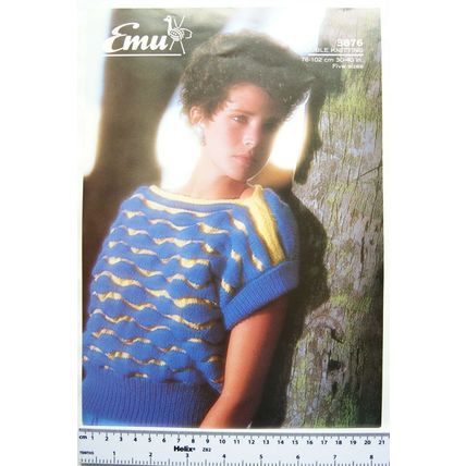 Vintage: Emu 3876 top DK