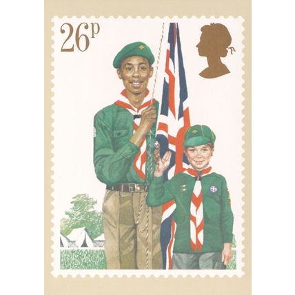Royal Mail Scouts & Cubs Scouting Limited Edition Postcard