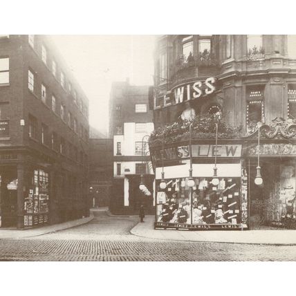 Lewis Department Store Market Street Manchester Postcard