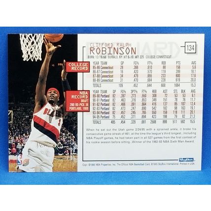 1995-96 Hoops #134 Clifford Robinson