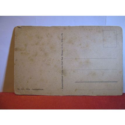 JUSTIZGEBAUDE, KOLN , COLOGNE, GERMANY unused antique postcard #
