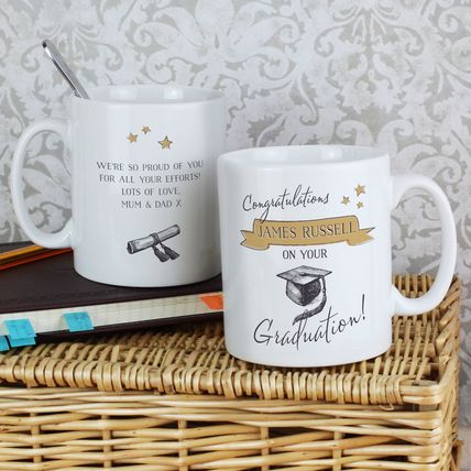 Graduation mug for daughter son children girlfriend boyfriend congratulations