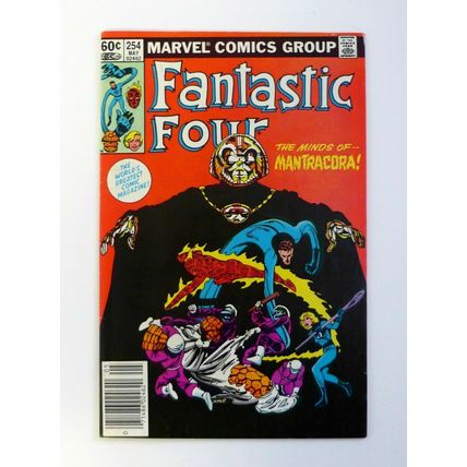 Fantastic Four #254 Marvel Comics Mantracora Newsstand Edition FN 1983
