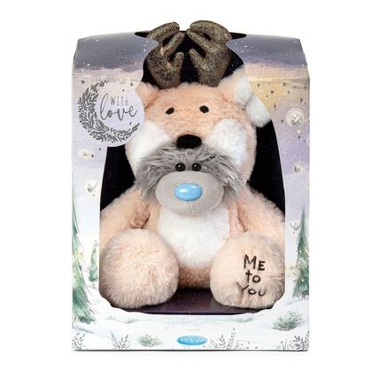 Me to You 9" Bear Wearing Reindeer Costume