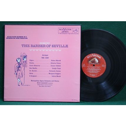 Leinsdorf Erich/Merrill/Peters - Rossini: Barber of Seville - 2LP - LM 6071 - EX