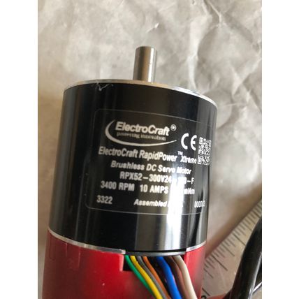 ELECTROCRAFT RPX52-300V24-100-F RAPIDPOWER XTREME BRUSHLESS DC SERVO MOTOR,SS