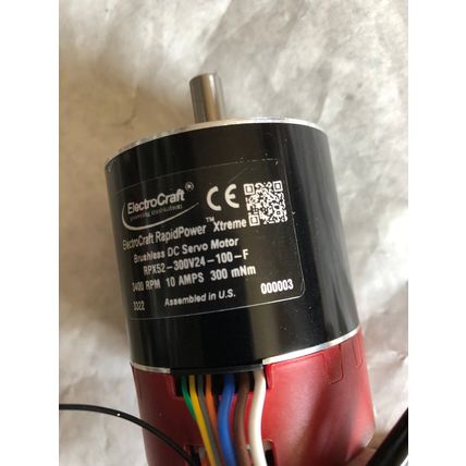 ELECTROCRAFT RPX52-300V24-100-F RAPIDPOWER XTREME BRUSHLESS DC SERVO MOTOR,SS