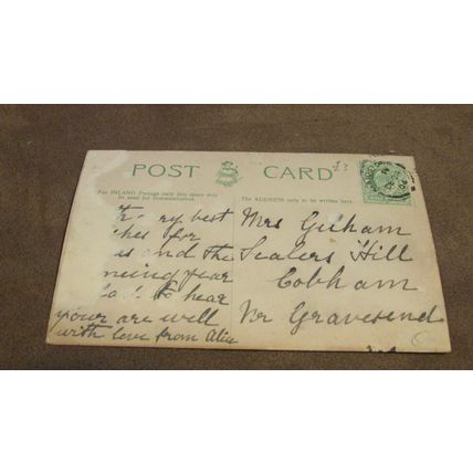 1904 fr Postcard - Old Palace, Maidstone - Kent