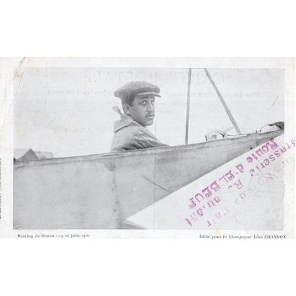 Morane Monoplan Bieriot French Plane Aviator RARE 1910 Old Postcard