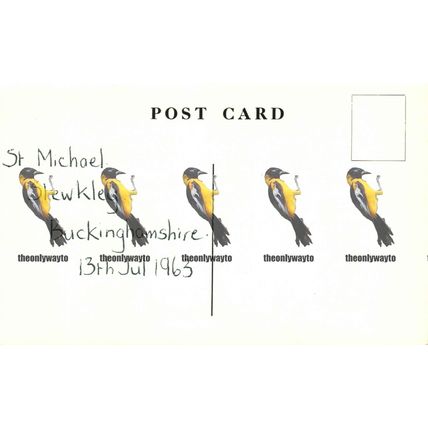 St Michael, Stewkley, Bucks, Postcard, 1963
