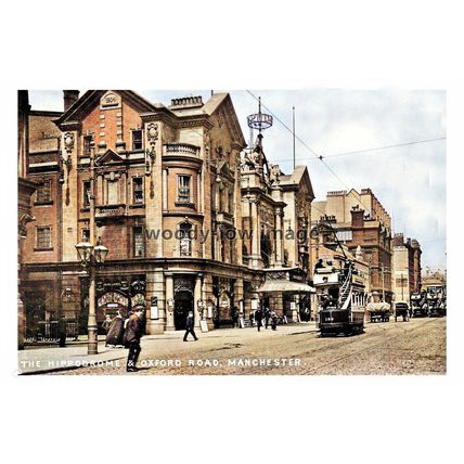 ptc2850 - Lancs - The Hippodrome Theatre on Oxford Road, Manchester - print 6x4