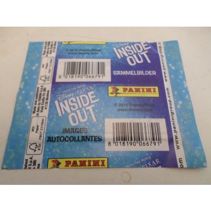 Disney - Inside Out - Panini - 2015 - Sticker Pack - Official - New/Sealed