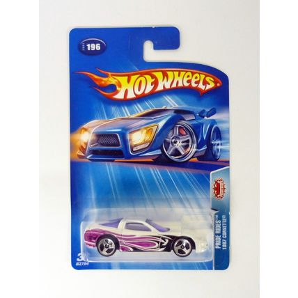 Hot Wheels 1997 Corvette #196 Pride Rides White Die-Cast Car 2004