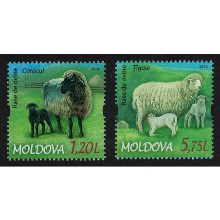 Moldova Sheep Breeds 2v 2014 MNH SG#858-859