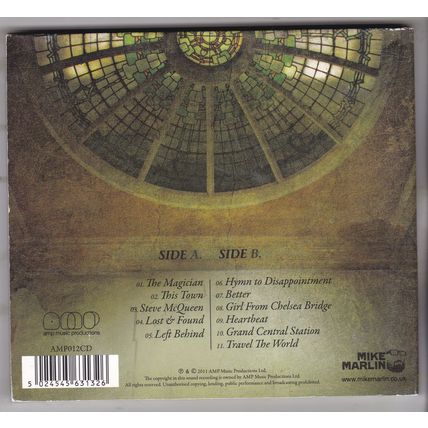 Mike Marlin : Man On The Ground. (2012) Digipak CD