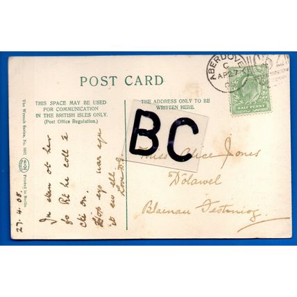 Postcard Battery Aberdovey Merionethshire Gwynedd Nr Tywyn Tal-Y-Bont Ynyslas