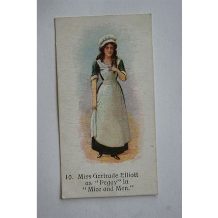 1916 Players Past & Present No. 10 Miss Gertrude Elliott as Peggy