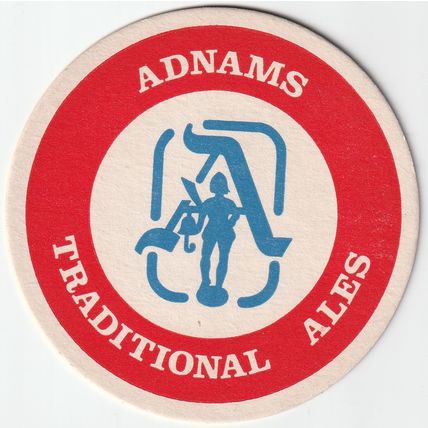 BEER MAT - ADNAMS BREWERY - TALLY HO BARLEY WINE - (Cat No 008) - (1977)