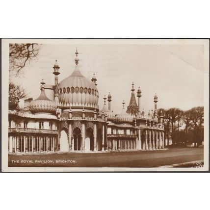 The Royal Pavilion, Brighton, Sussex, 1930 - RP Postcard