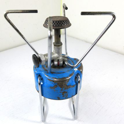 Vintage Bleuet S 200 Camp Butane Stove Camping Gaz International Small Portable