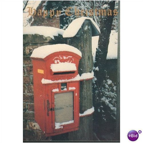 GB Postcard - Post Box - Christmas, PB Thorpe Basset, Yorkshire