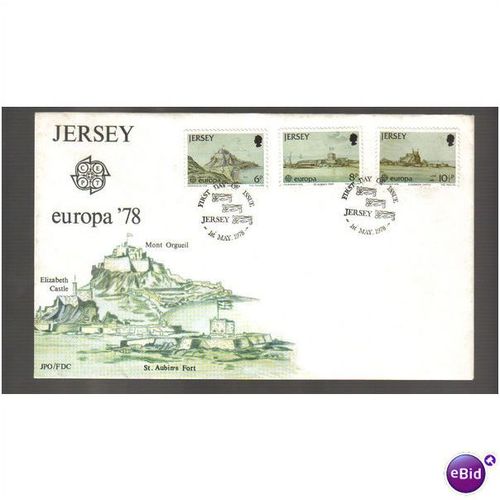 1978 GB JERSEY EUROPA MONUMENTS